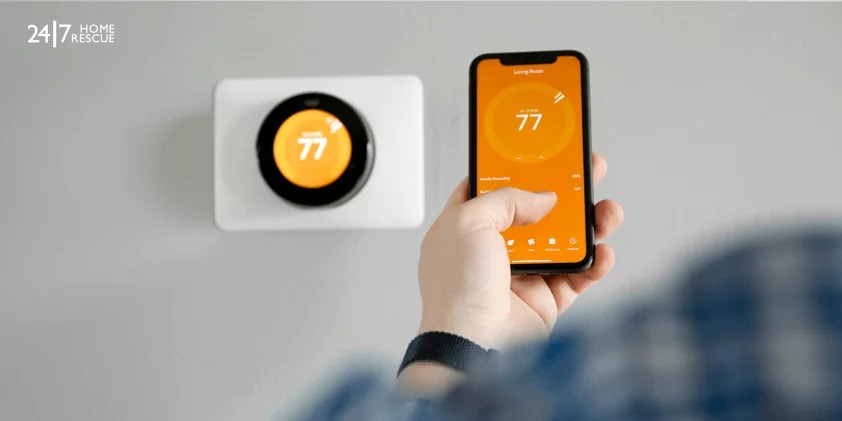 Top 12 Winter Tips to Keep Your Home Warm! Control smart thermostat by using smart phone