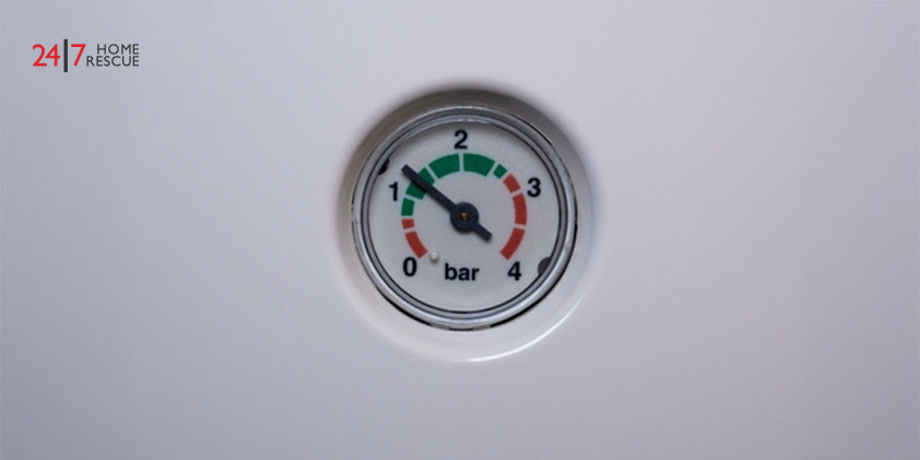 A Comprehensive Guide to Understanding Glow Worm Boiler Pressure: Common Issues and Effective Solutions Close-up of a pressure gauge on a combi gas boiler