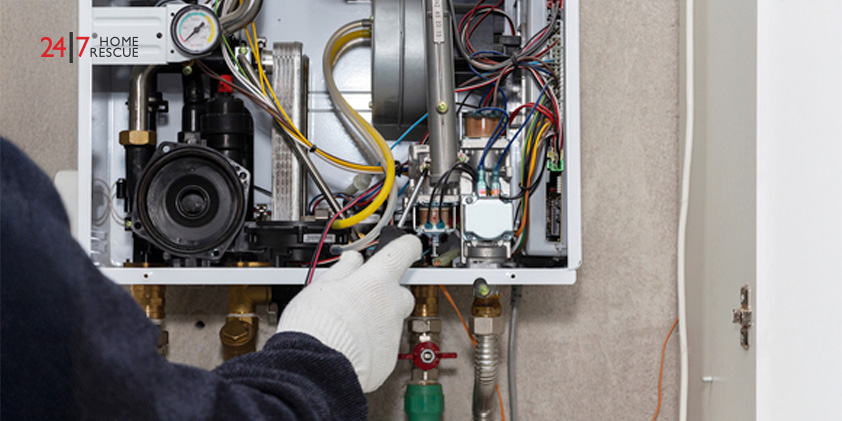 Boiler Losing Pressure But No Leaks: Hidden Causes Explained A Schraeder valve being repaired