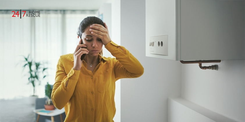 Worcester Boiler No Hot Water: Diagnosis and Fixes Woman contacting boiler engineer
