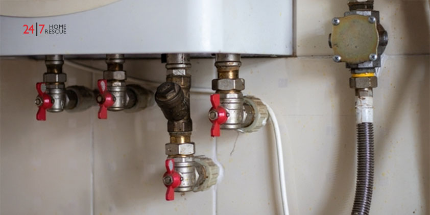 E119 Boiler Error Code: Low Pressure Fault Causes and Fixes A picture showing heating components of a boiler