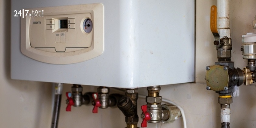 Common Reasons Behind a Vokera Boiler Red Light Warning A gas boiler installed in a household