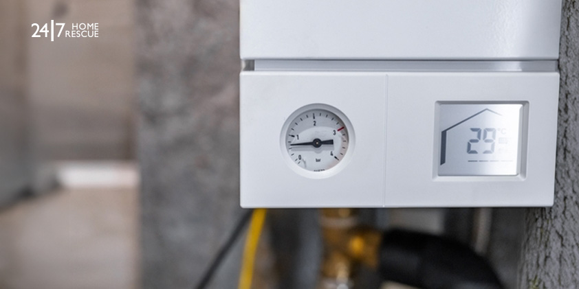 Worcester E9 Fault Code: Overheating and Systems Issues Explained A person checking the pressure gauge of a boiler