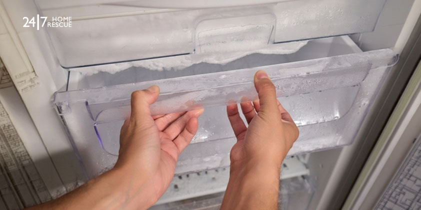 Common Fridge Freezer Faults and How To Get Them Fixed A frost buildup inside a freezer