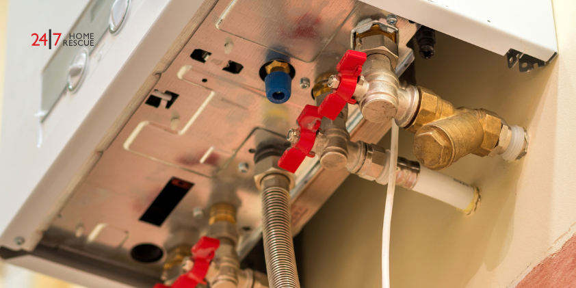 Boiler Valves Open or Closed: What You Need to Know valves and pipework underneath a gas boiler