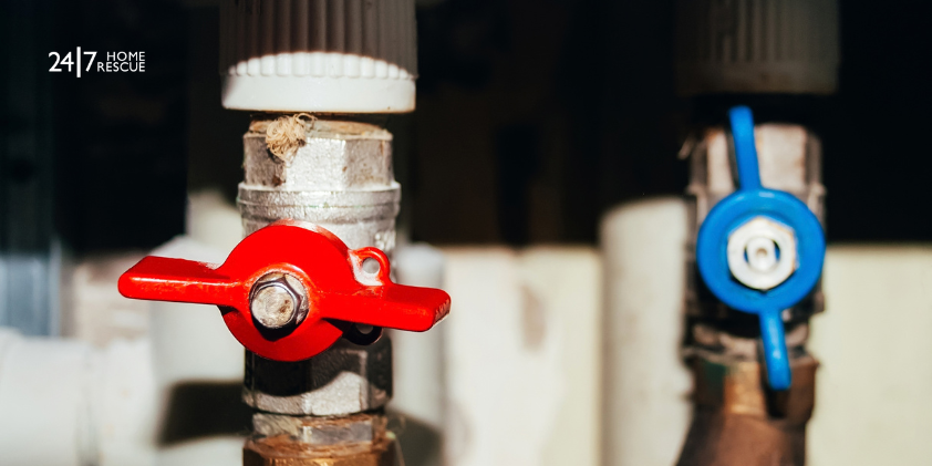 Boiler Valves Open or Closed: What You Need to Know Red and blue boiler valves showing valve handle positions
